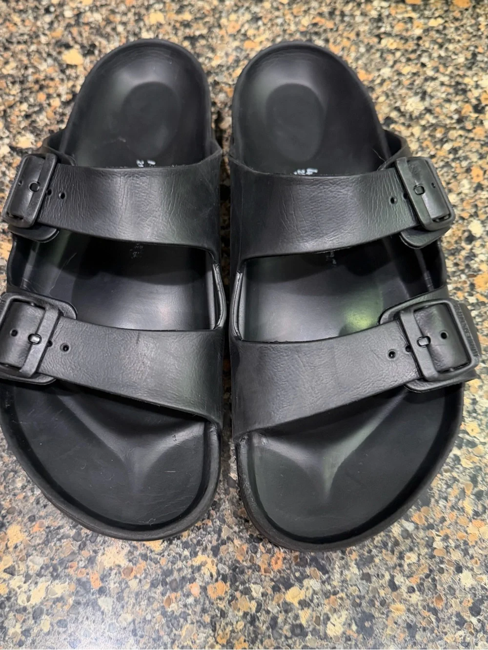 Birkenstock Black Footbed Slide Sandals Mens 11
